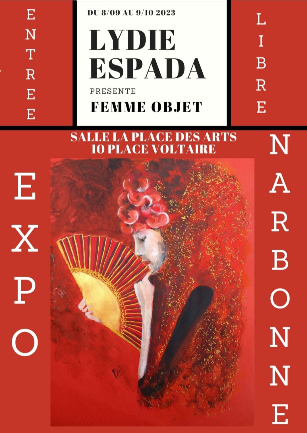 Lydie Espada "Femme objet" exposition du 8 septembre au 9 octobre
