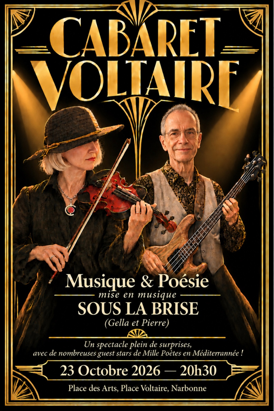 Carte blanche à : Gella et Pierre Dybman « Cabaret Voltaire »